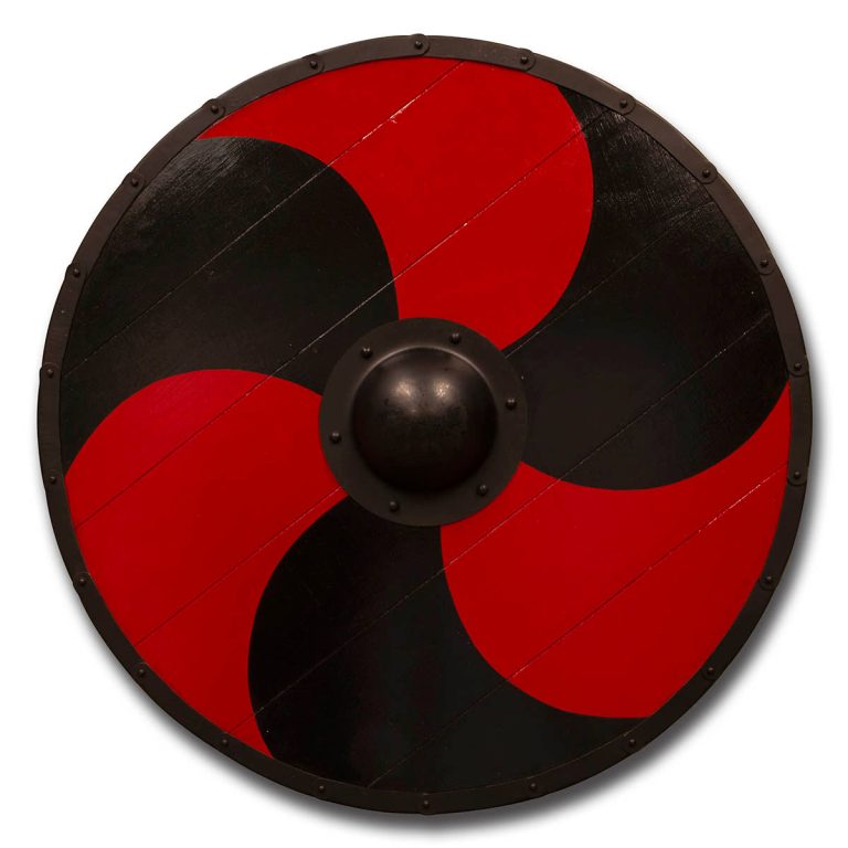 Viking Spiral Wooden Shield