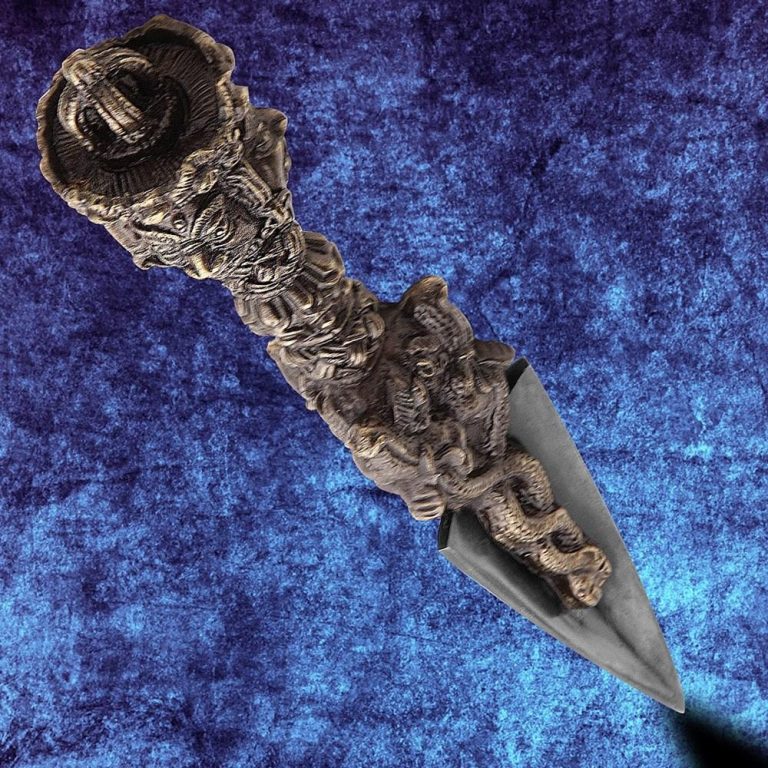 Tibetan Phurba Dagger for Ritual Use