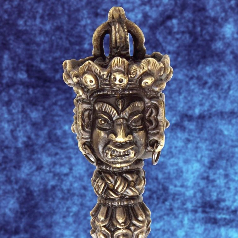 Tibetan Phurba Dagger for Ritual Use