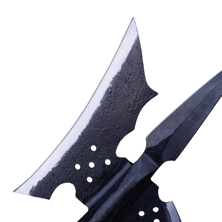 18th Century Forged Iron Triple Edge Axe Head