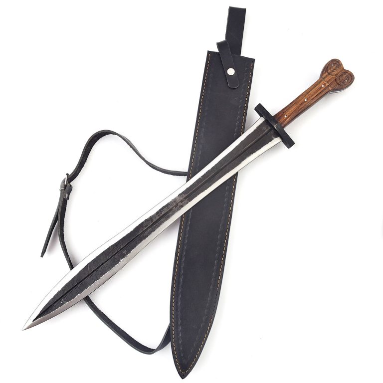 Hand-Forged High Carbon Steel Xiphos Sword