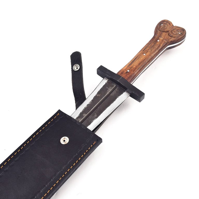 Hand-Forged High Carbon Steel Xiphos Sword