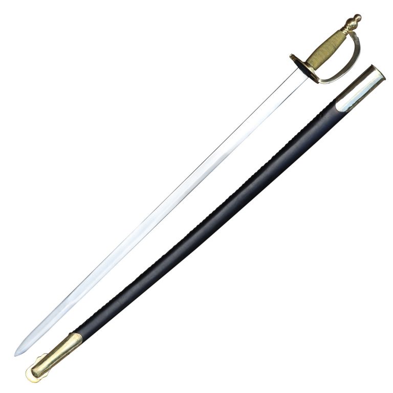 1840 US Army NCO Sword with Leather Scabbard
