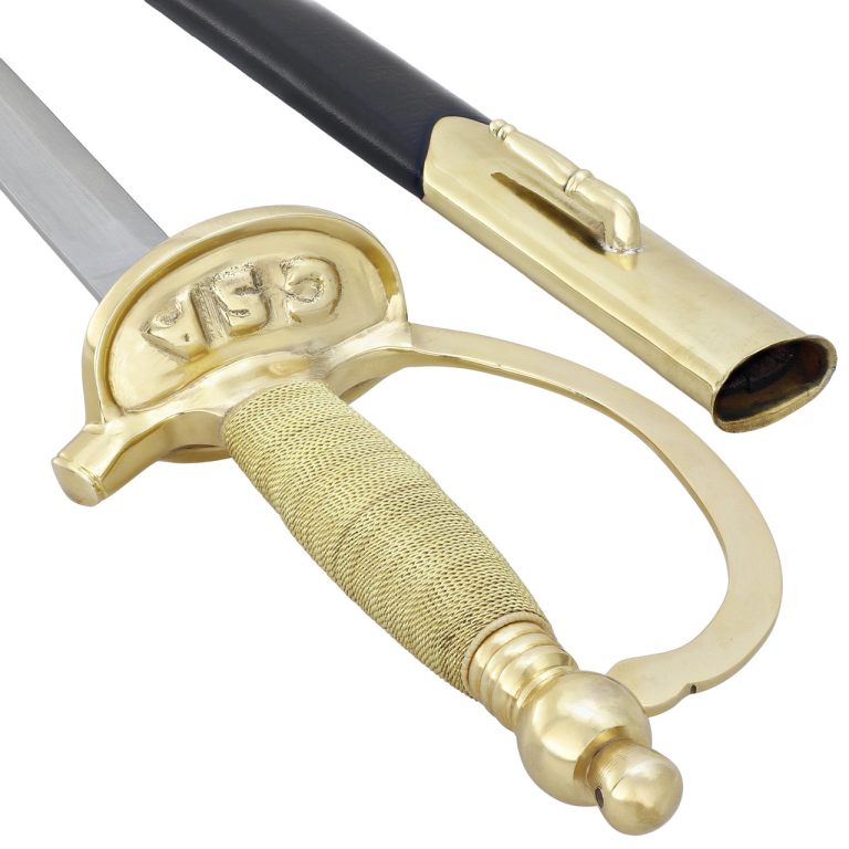 1840 US Army NCO Sword with Leather Scabbard