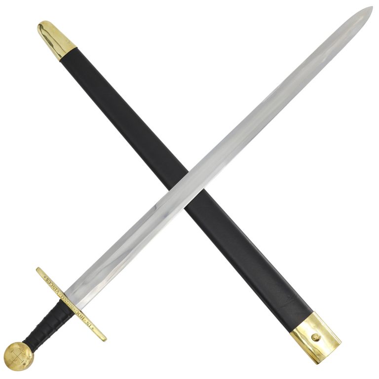 Full Tang Templar Sword with EN45 Steel Blade