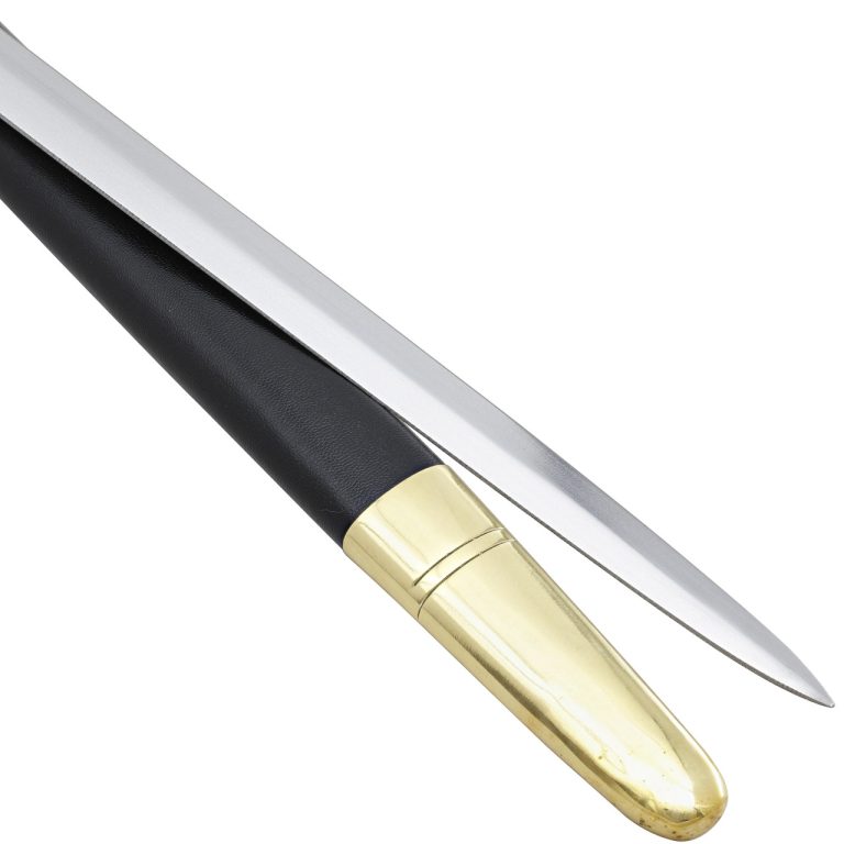 Brass Swept Hilt Rapier with EN45 Steel Blade