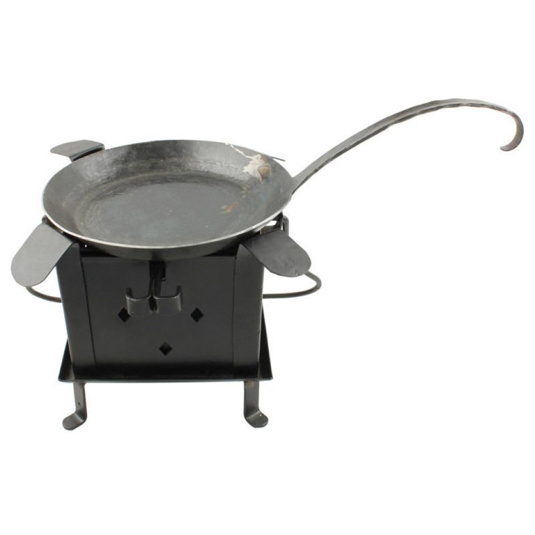 Roman Fire Pit Grill and Medieval Frying Pan