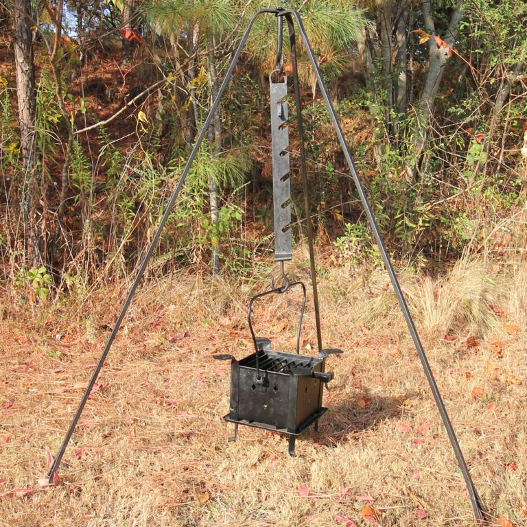 Roman Fire Pit Grill and Medieval Frying Pan
