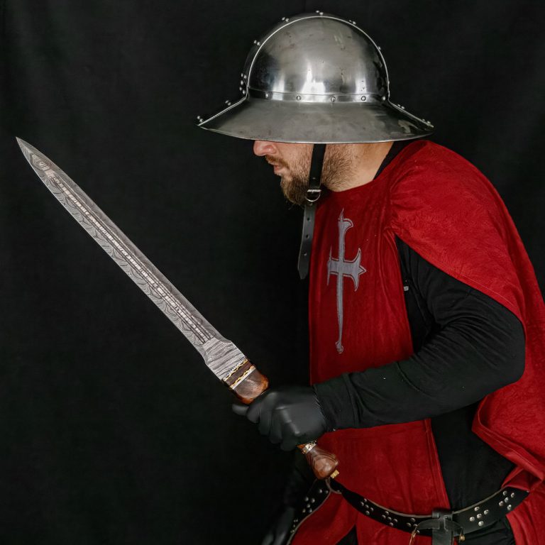 Damascus Steel Roman Gladius Replica Sword