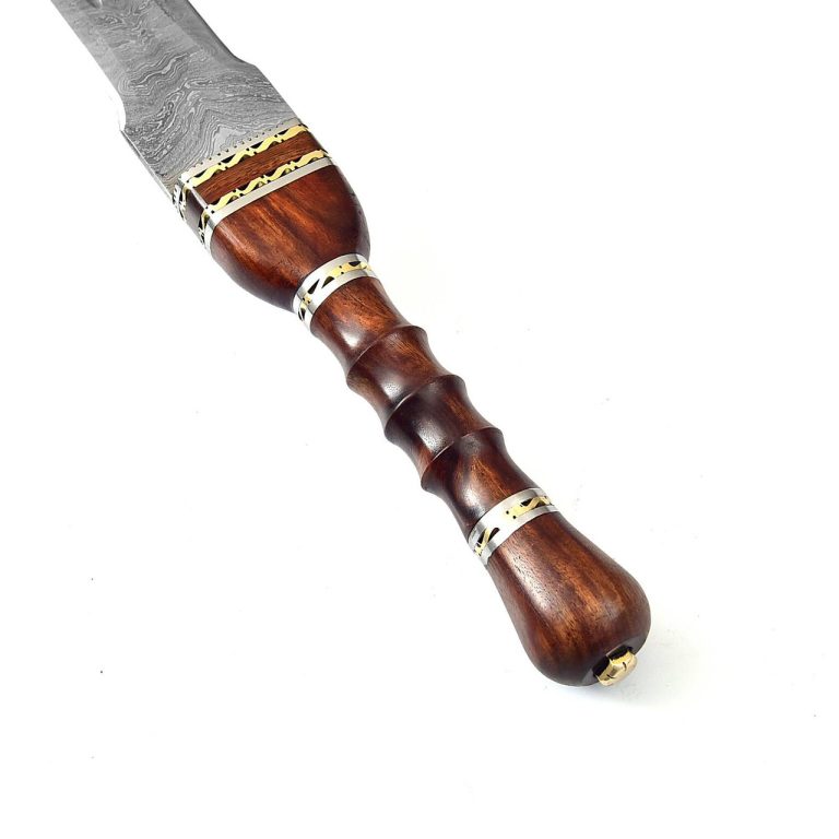Damascus Steel Roman Gladius Replica Sword