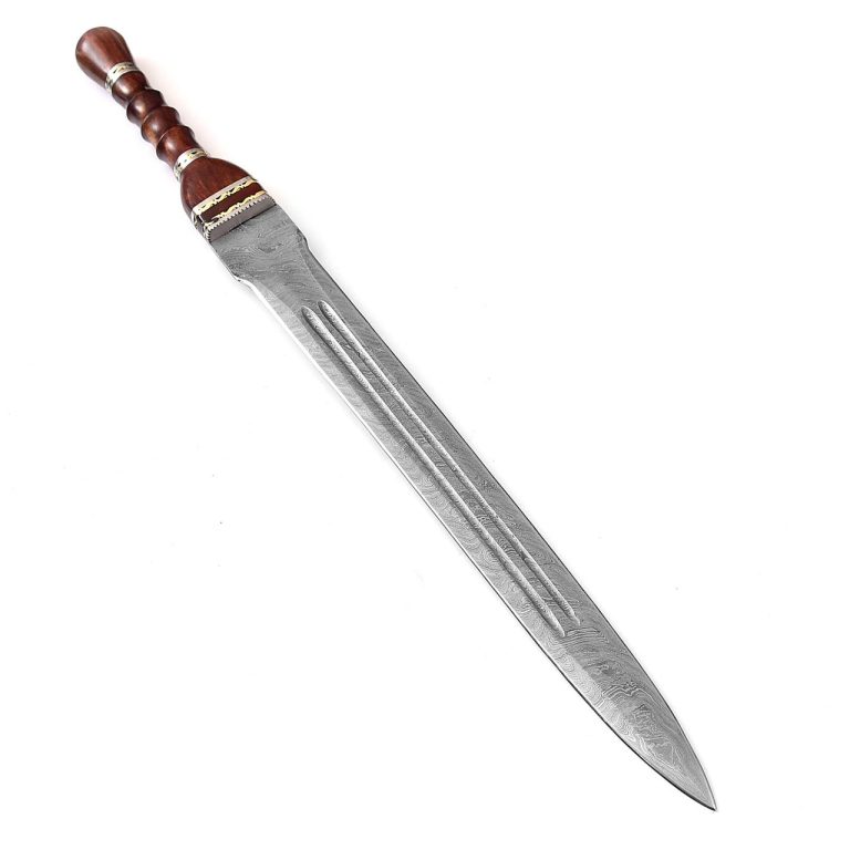 Damascus Steel Roman Gladius Replica Sword