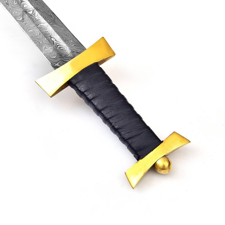 Damascus Steel Spatha Historical Replica Sword