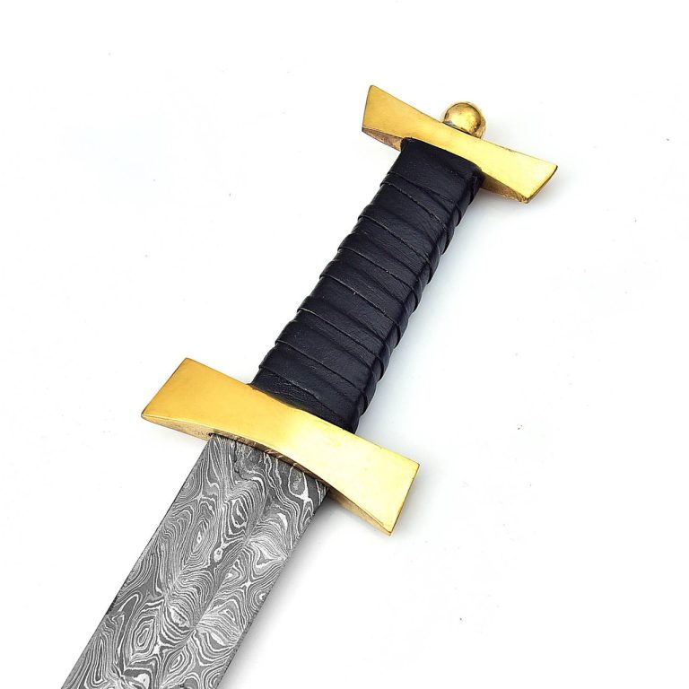 Damascus Steel Spatha Historical Replica Sword