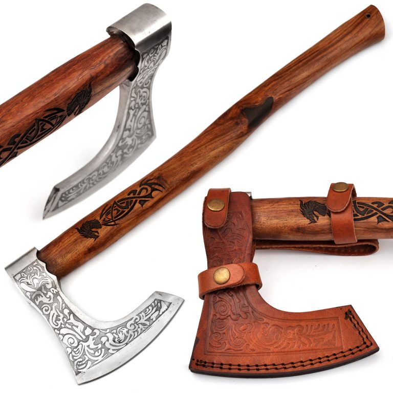 Medieval Viking Bearded Battle Axe