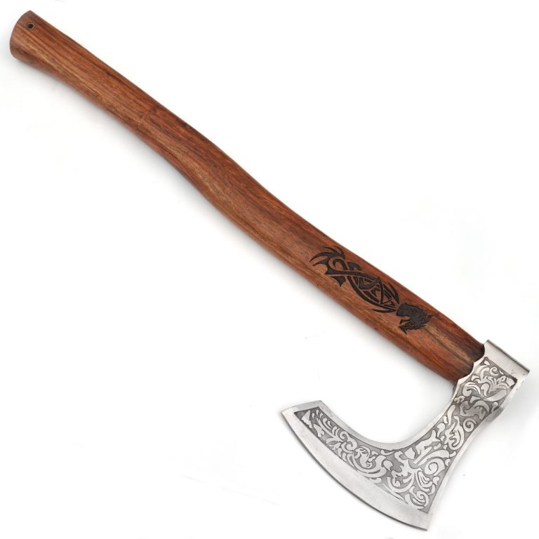 Medieval Viking Bearded Battle Axe