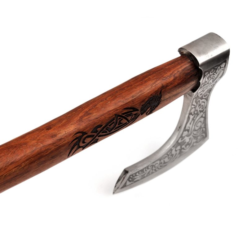 Medieval Viking Bearded Battle Axe