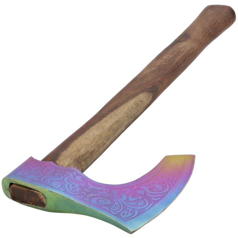 Viking Bearded Battle Axe with Titanium Head