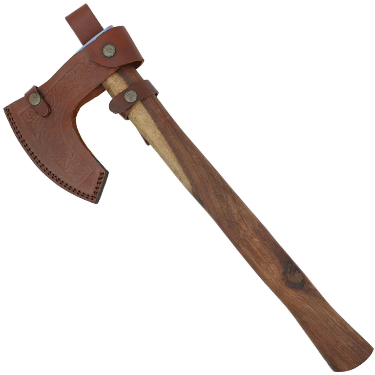 Viking Bearded Battle Axe with Titanium Head