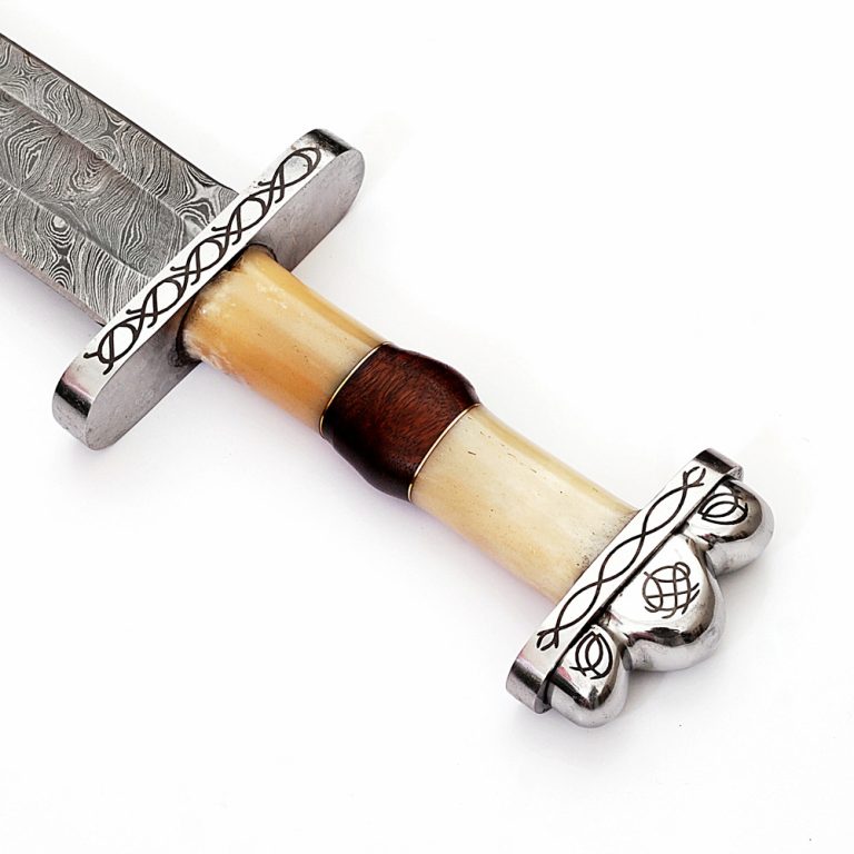 Anglo Saxon Damascus Battle Sword