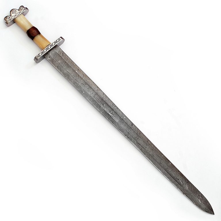 Anglo Saxon Damascus Battle Sword