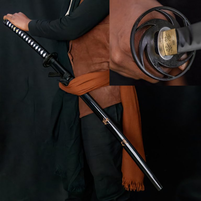 Anime Sword with Stainless Steel Blade and Scabbard