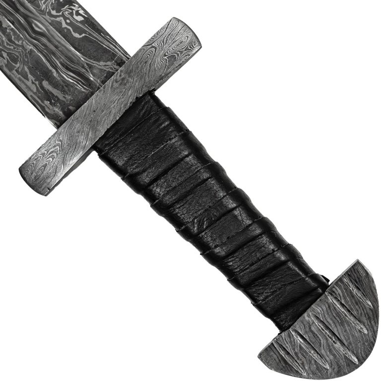 Hand Forged Firestorm Damascus Steel Medieval Sword