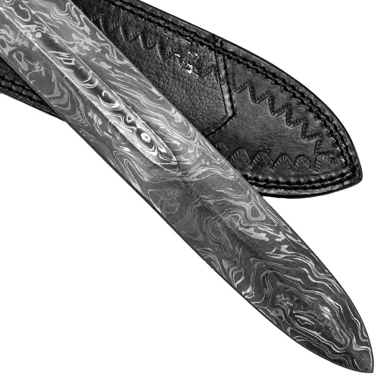 Hand Forged Firestorm Damascus Steel Medieval Sword