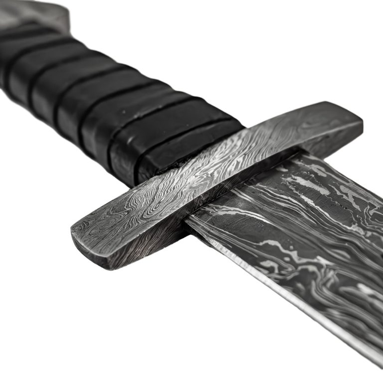 Hand Forged Firestorm Damascus Steel Medieval Sword