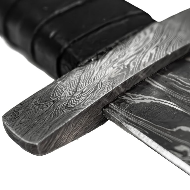 Hand Forged Firestorm Damascus Steel Medieval Sword