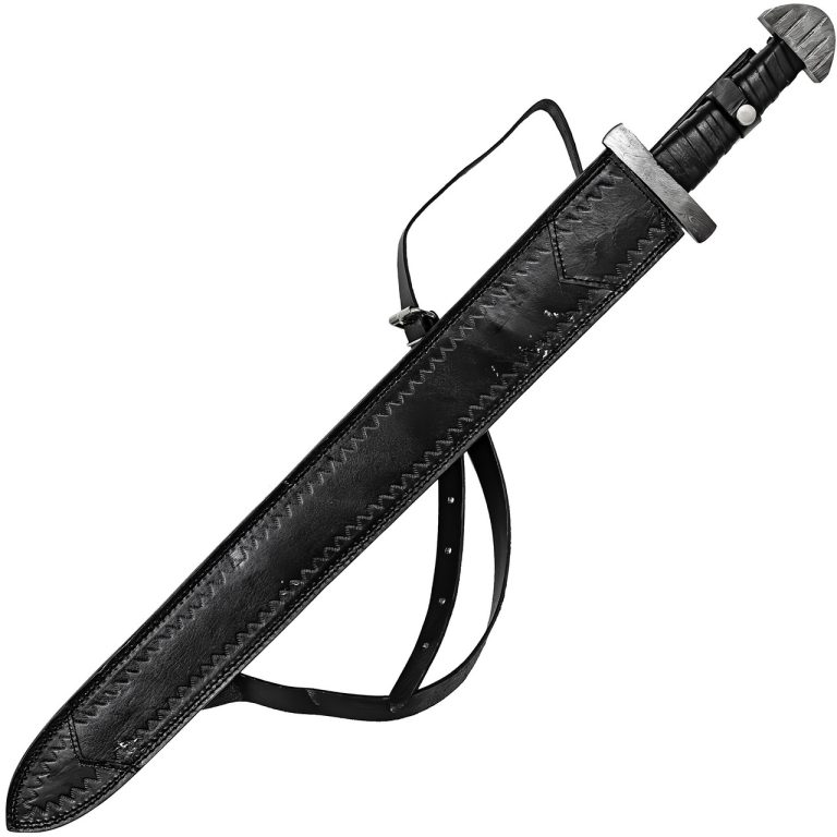 Hand Forged Firestorm Damascus Steel Medieval Sword