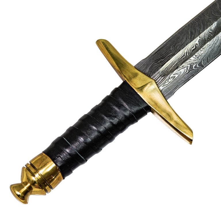 Hand Forged Damascus Steel Medieval Replica Sword