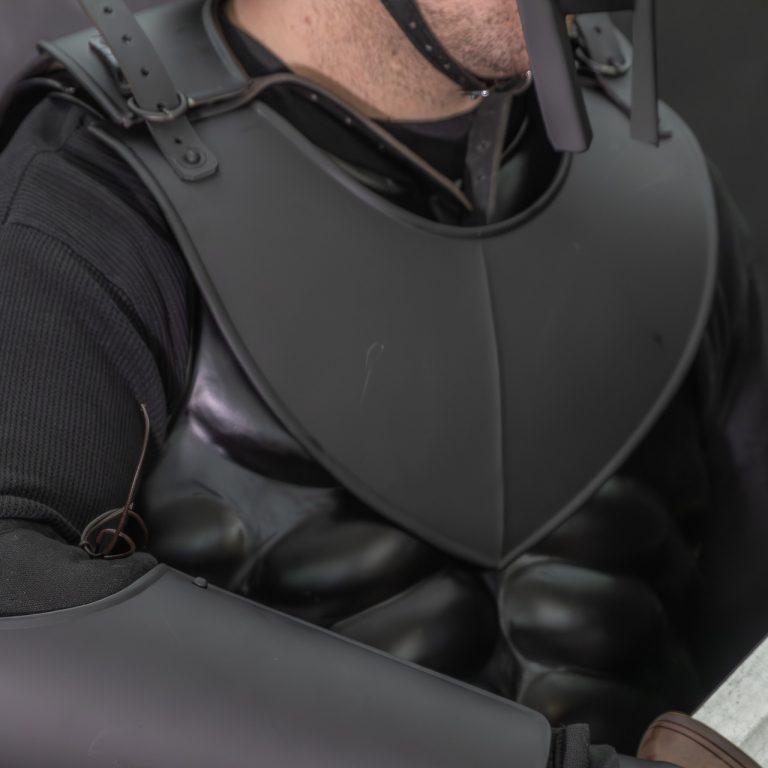 Renaissance Army Gorget - Black Armor