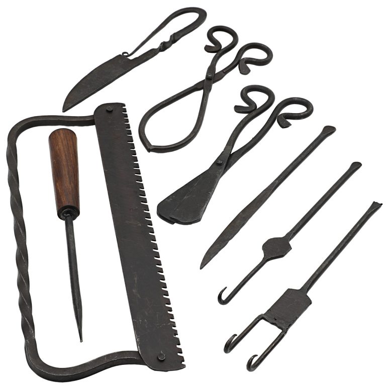 Medieval Surgical Kit with Leather Carrying Bag