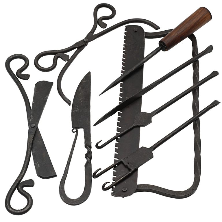 Medieval Surgical Kit with Leather Carrying Bag