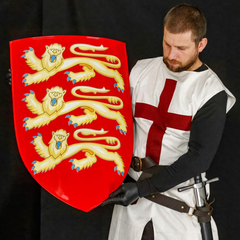 Medieval Heater Shield of Edward I