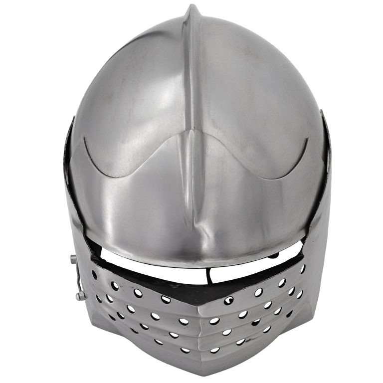Bellows Face Sallet Medieval Helmet with Visor