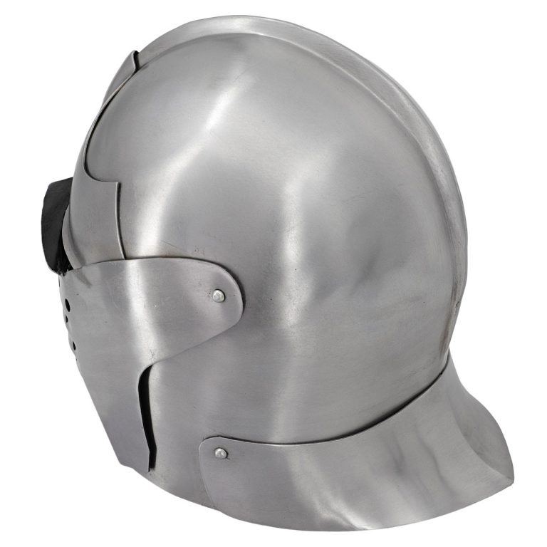 Bellows Face Sallet Medieval Helmet with Visor