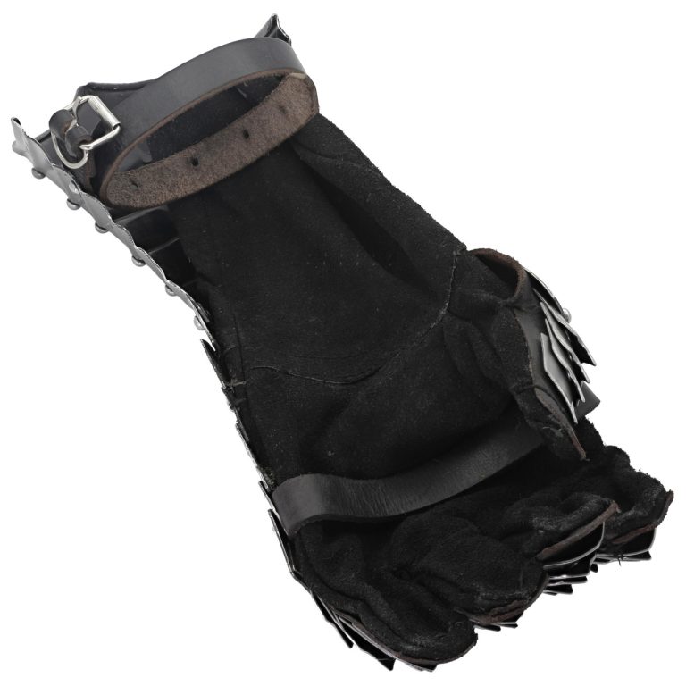 Gothic Spiked Gauntlets with Leather Gloves