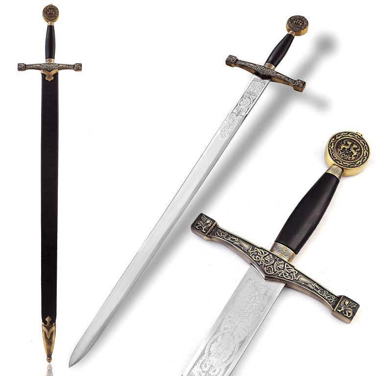 Black and Bronze Excalibur Fantasy Sword