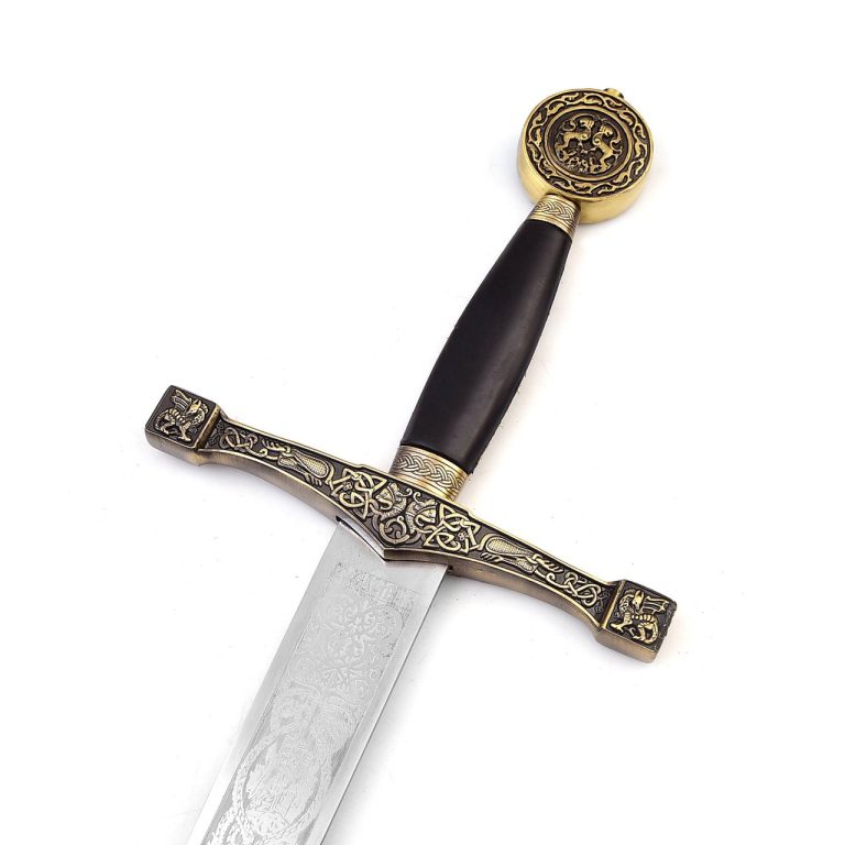 Black and Bronze Excalibur Fantasy Sword