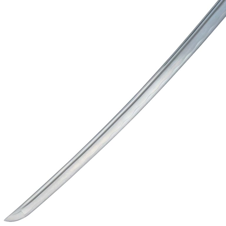 Handmade White Katana with Web Weaver Design