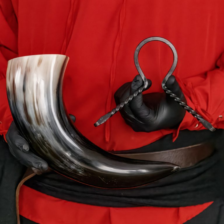 Natural Drinking Horn for Beverages