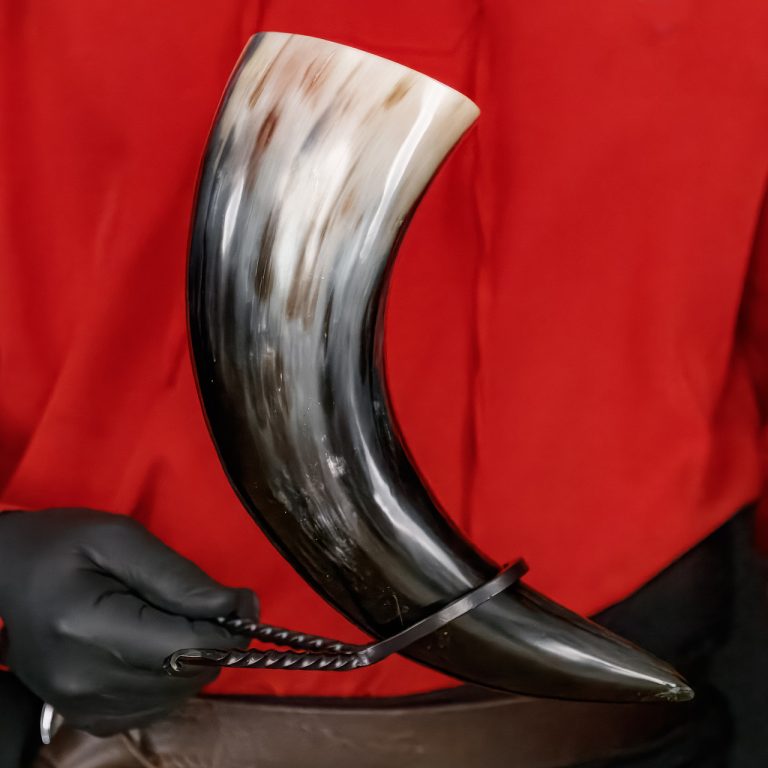 Natural Drinking Horn for Beverages