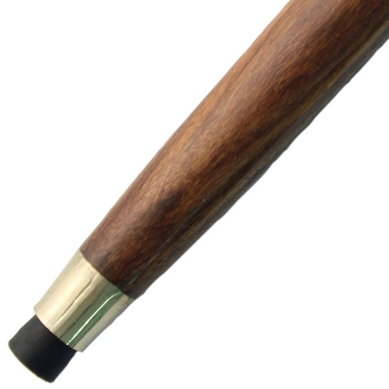 Brass Elephant Head Cane with Sheesham Grip