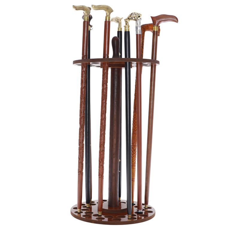 Rustic Walking Cane Display Stand