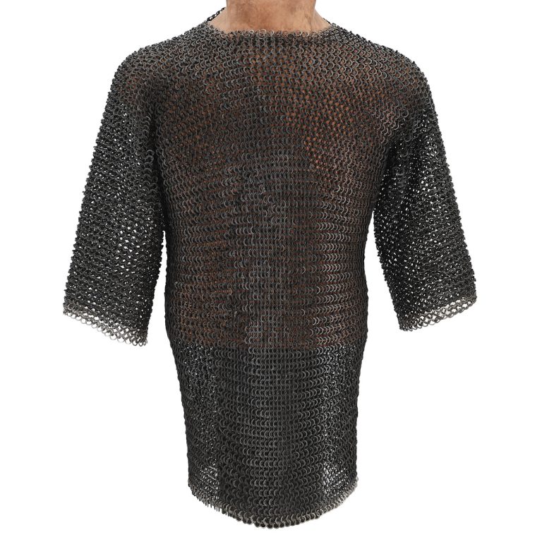 Half Sleeve Chainmail Shirt Armor - Large