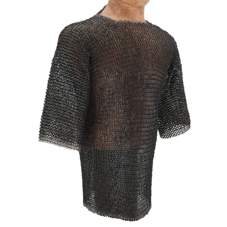 Half Sleeve Chainmail Shirt Armor - Large
