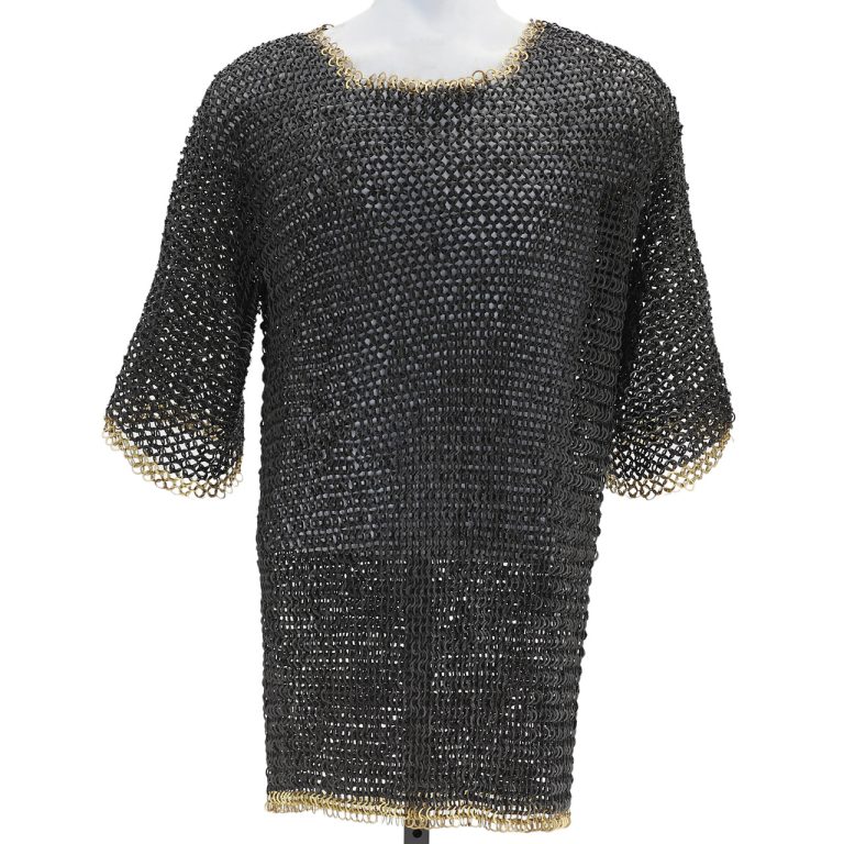 Half Sleeved Chainmail Shirt Armor - Medium