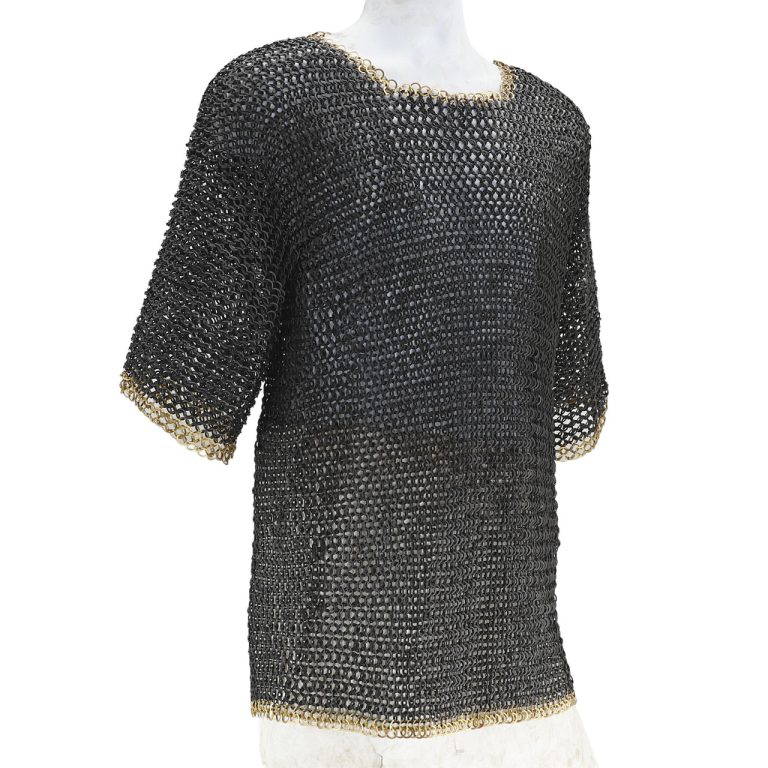 Half Sleeved Chainmail Shirt Armor - Medium