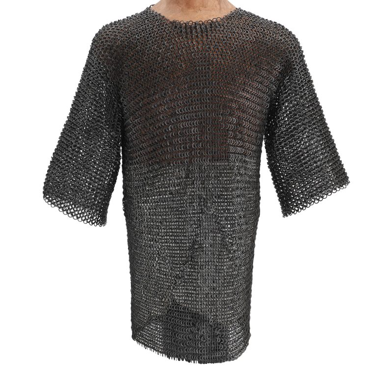 Half Sleeve Mild Steel Chainmail Shirt - XL